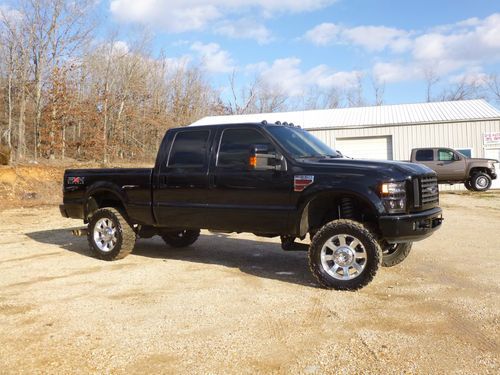 Fx4, 6.4 diesel, htd leather, lifted, 20" wheels, pioneer, 4.5" lift, salvage