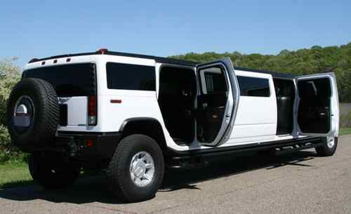 2007 hummer h2 140" stretch krystal  limo 5th door limousine, bus, truck