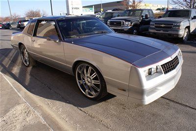 1987 chevrolet chevy monte carlo ss aero custom restored 355ci 22" wheels dvd!