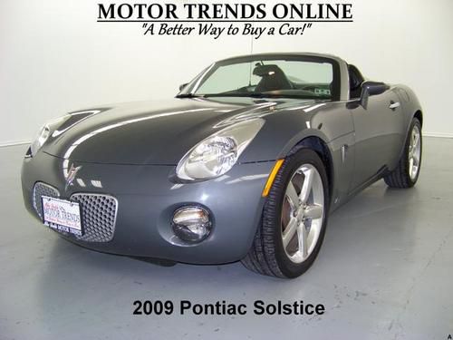 Convertible leather seats automatic alloys am fm cd 2009 pontiac solstice 24k