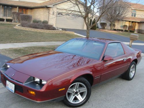 Rare 1987 chevrolet camaro lt coupe 29k miles