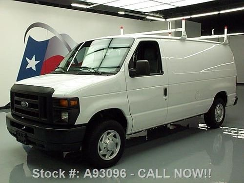 2009 ford e-150 cargo van 4.6l v8 partition shelves 48k texas direct auto