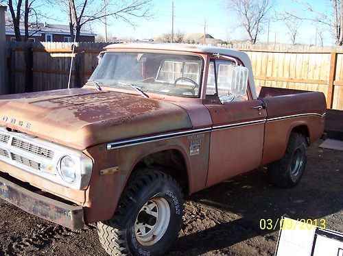 1970 dodge power wagon pickup hot rod