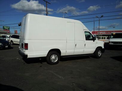 2008 ford e-350 super duty base extended cargo van extra high top   3-door 5.4l