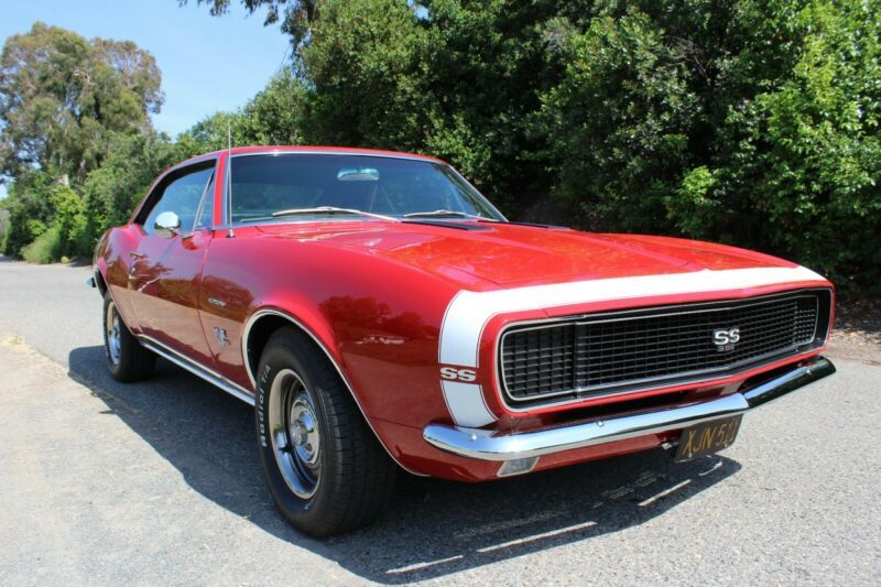 1967 chevrolet camaro real deal rs ss 396 4n code