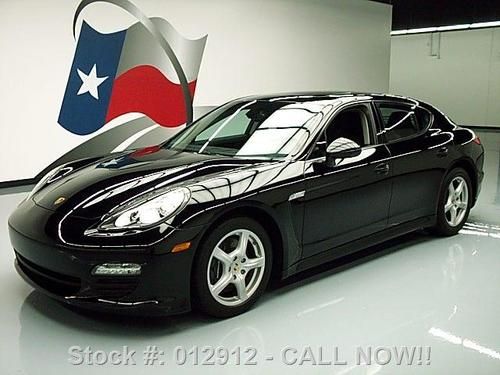 2011 porsche panamera pdk sunroof nav blk on blk 18k mi texas direct auto