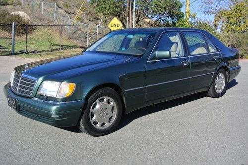 1 owner 95 mercedes benz s420 w140 s-class big body sedan v8 saloon 73k orig mi