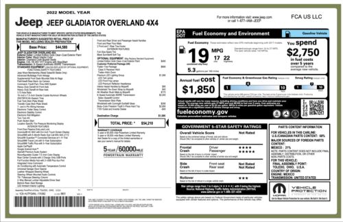 2022 Jeep Gladiator, US $56,750.00, image 23