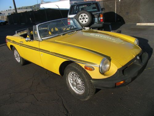 1978 mg mgb convertible - barn find - original paint, runs and drives