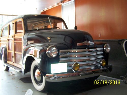 1949 chevy surburan woody  woodie driver ready