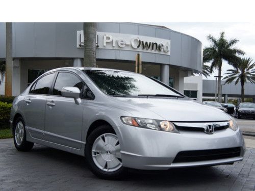 2007 honda civic hybrid,only 1 owner,clean carfax,florida car!!!