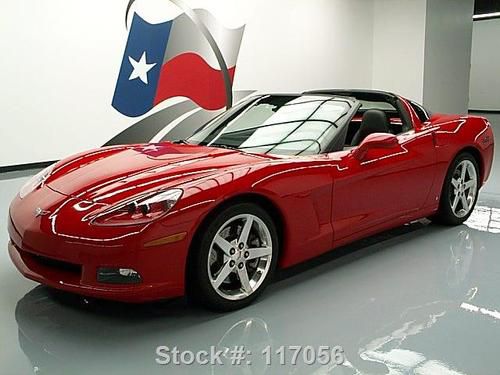 2006 chevy corvette 3lt targa top leather nav hud 13k texas direct auto