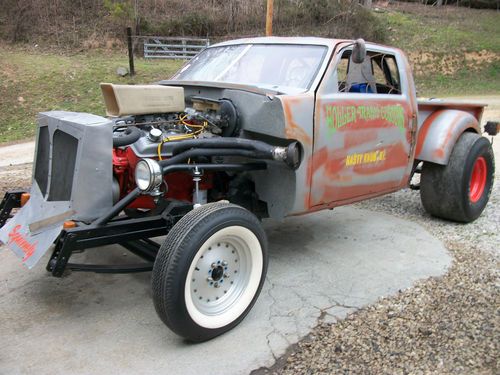 Rat rod gasser hot rod drag car pro street pick-up truck