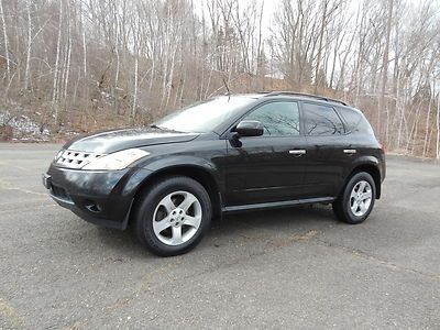 05 nissan murano sl awd (4x4) black immaculate condition clean carfax low reserv