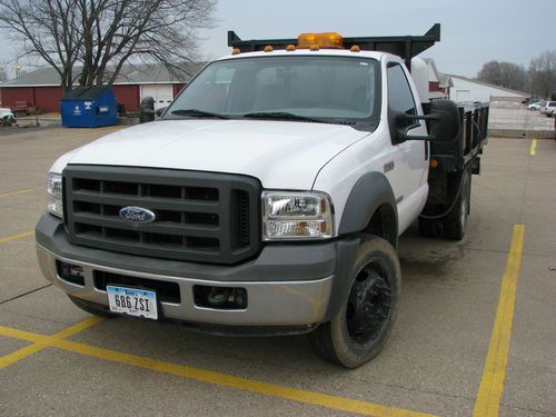 F-450 cab and chassis work truck with water tank and pressure washer diesel