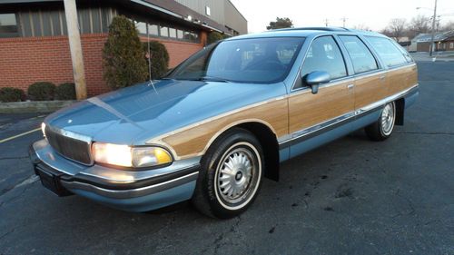 No reserve auction! highest bidder wins! low mileage!! rare roadmaster wagon!!