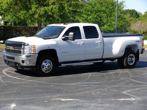 2011 chevy 3500 crew cab 4x4 ltz diesel-gorgeous-like new-