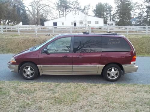 1999 ford windstar sel mini van md state inspected low miles  no reserve
