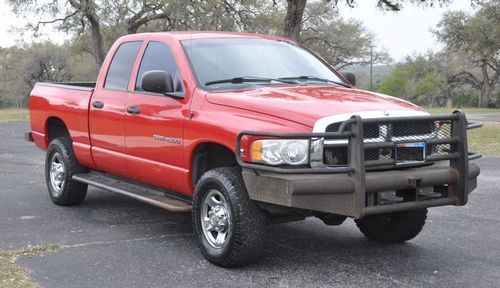 2003 dodge ram 2500 quad cab short bed diesel 4x4 automatic loaded nav mint