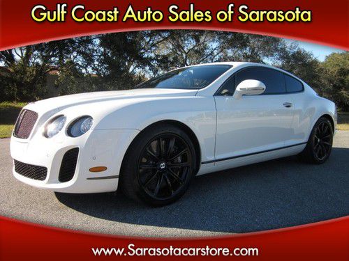 2010 bentley continental supersports! 1-owner! only 8k mi! leather! super clean!