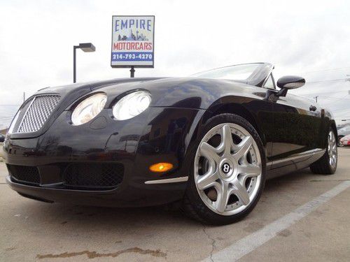 2008 bentley continental gt convertible mulliner pkg white interior! very rare!