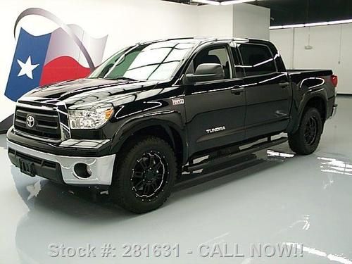 2013 toyota tundra tss crewmax 4x4 rear cam 20's 1k mi! texas direct auto