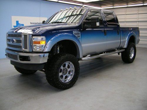 We finance!!!  2008 ford f-250 lariat 4x4 powerstroke diesel custom paint lifted