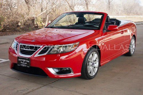 2010 saab 9-3 aero convertible 1 owner heates seats bluetooth