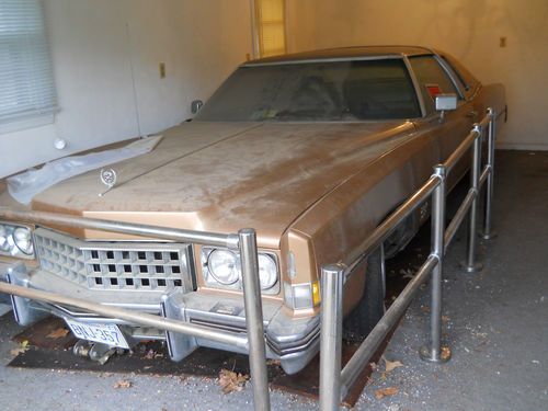 Rare garage find 1973 cadillac eldorado 500 cid,8.2 l engine long block