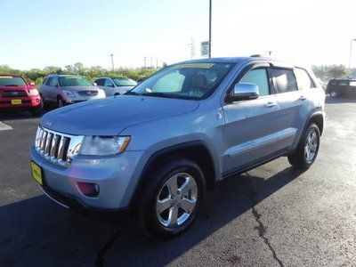 2012 jeep grand cherokee overland suv 3.6l nav 4x4 moonroof bck up camera 5768k