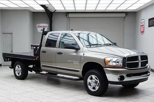 2006 dodge ram 2500 diesel 4x4 6-speed flat bed slt lone star quad cab