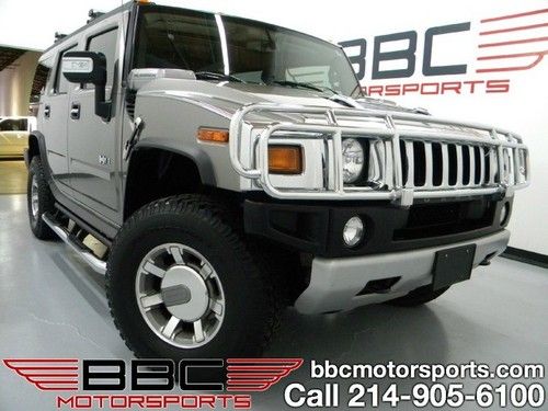 2008 hummer h2 navi rear dvd back-up cam htd seats 3rd row seating1 owner clean