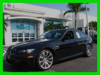 09 certified jet black m-3 6-speed manual sedan *premium package *carbon leather