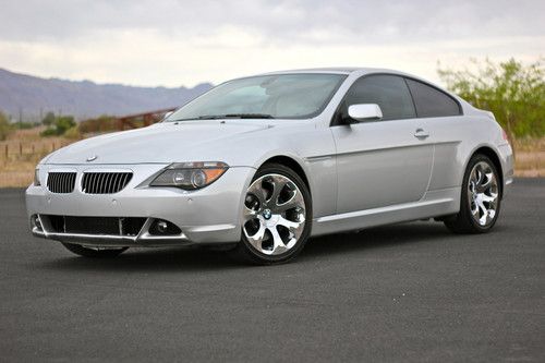 2004 bmw 645ci 4.4l idrive nav navigation parking sensors moonroof see video