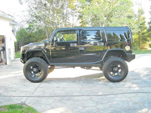 Lifted 2005 hummer h2 base sport utility 4-door 6.0l 58k miles custom