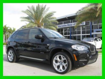 13 black x-5 xdrive35i  awd suv *panoramic roof *heated leather seats *low mi