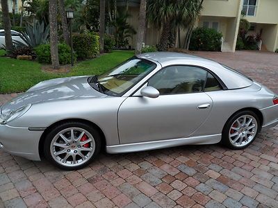 2001 porsche 911 996 carrera 4 convertible navi,load,special order,one of a kind