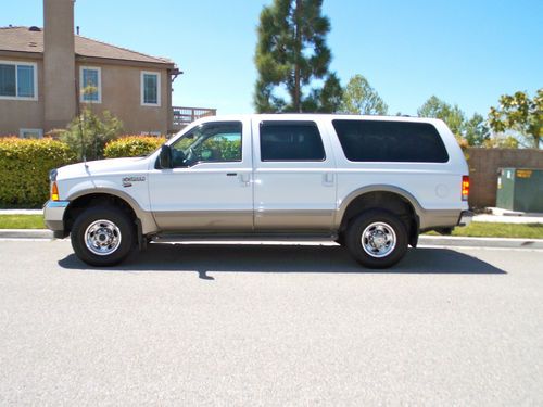 2001 excursion limited 4x4 suv 7.3 power stroke turbo diesel low miles 1'owner