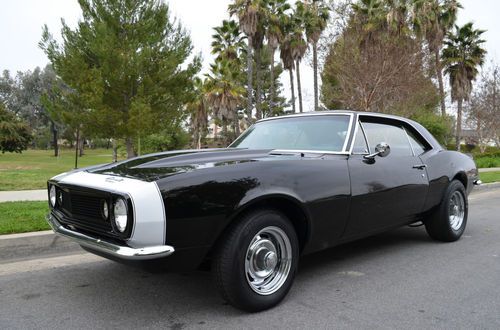 Tuxedo black 1967 chevy camaro