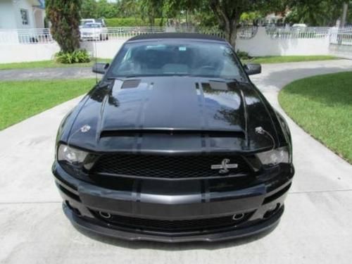 2008 ford mustang shelby gt500 convertible