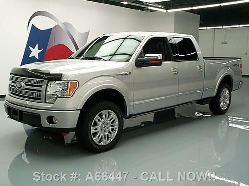2009 ford f-150 platinum 4x4 climate seats rear cam 49k texas direct auto