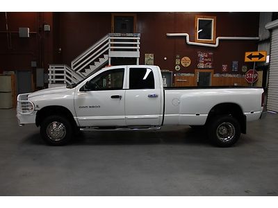 Laramie 6spd manual 5.9l dodge ram 3500 4x4 diesel cummins dual climate heated