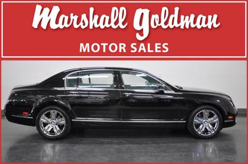 2007 bentley continental flying spur black black nav 14352 miles