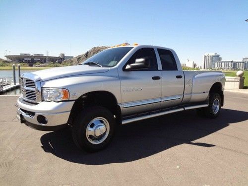 2005 dodge ram 3500 quad cab long bed laramie 4x4 duall