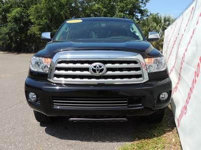 2013 toyota sequoia platinum certified black/redrock 2wd navi leather dvd