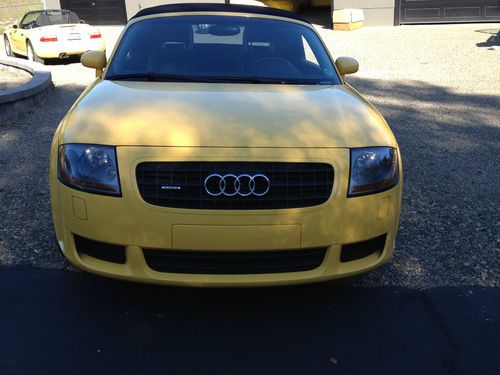 2004 audi:  s line roadster, dakar yellow ii