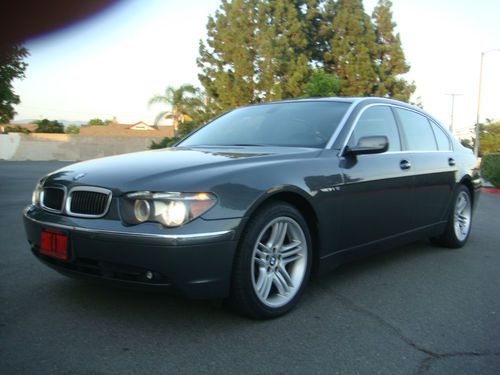 2004 bmw 760li v12 navigation luxury package htd vented seats inspected ca car