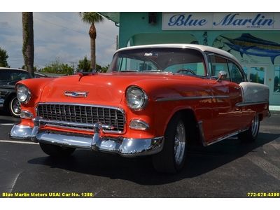 Classic 1955 chevrolet bel air sport coupe hardtop 502 ci auto billet wheels