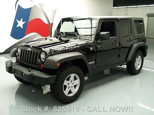 2011 jeep wrangler unltd rubicon hard top 4x4 nav 14k texas direct auto