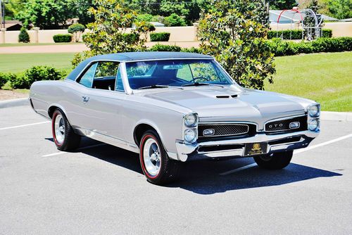 Older frame off looks fresh 1967 pontiac gto real deal as nice as they come mint